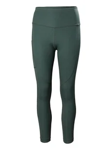Helly Hansen Legginsy sportowe "Constructed" w kolorze ciemnozielonym - Spodnie sportowe damskie - miniaturka - grafika 1