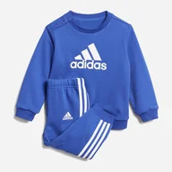 Dresy i komplety dla chłopców - Komplet sportowy (bluza + spodnie) chłopięcy Adidas I Bos Jog Ft IB4767 86 Niebieski (4066762230860) - miniaturka - grafika 1