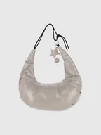 Torebki damskie - 4F Torba hobo na ramię - beżowa Uniwersalny - miniaturka - grafika 1