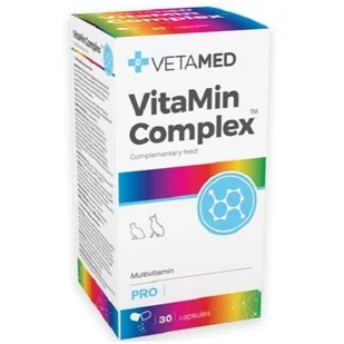 VETAMED Vitamin Complex 30 kapsułek Zestaw Witamin - Suplementy i witaminy dla psów - miniaturka - grafika 1