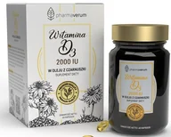 Suplementy naturalne - PHARMAVERUM Pharmaverum Witamina D3 2000 w oleju z czarnuszki PHA5014 - miniaturka - grafika 1