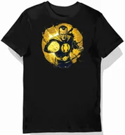 Koszulki męskie - Koszulka męska czarna z motywem Sinestro i żółtym pierścieniem 3XL - miniaturka - grafika 1
