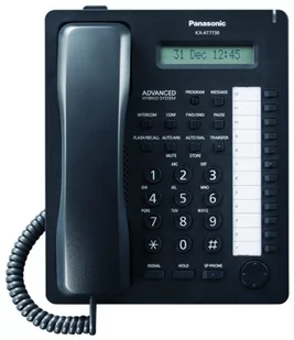 Panasonic KX-AT7730X telefon systemowy hybrydowy - czarny - Telefony stacjonarne - miniaturka - grafika 1