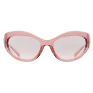 Okulary przeciwsłoneczne - Okulary przeciwsłoneczne 4485 by Versace, 53228z - różowe - jasnobrązowe lustro srebrne grad - miniaturka - grafika 1