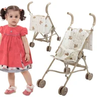 Wózki dla lalek - Woopie Royal Wózek Dla Lalek Spacerówka Vintage Teddy Bear - miniaturka - grafika 1