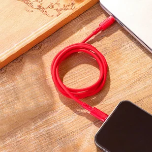 Joyroom kabel przewód USB Typ C - Lightning PD 20W 1,2m czerwony (S-1224N9) - Kable USB - miniaturka - grafika 3