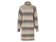 Sukienki - esmara® Sukienka damska dzianinowa (XS (32/34), Beżowy/brązowy) - miniaturka - grafika 1