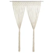 Zasłony - Lumarko Zasłona z makramy, 140 x 240 cm, bawełna - miniaturka - grafika 1