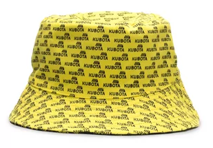 Kapelusz Bucket Hat Kubota Easy Żółty Czarny - Czapki dla dzieci - miniaturka - grafika 1