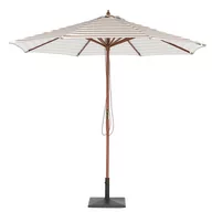 Parasole - Beliani Parasol ogrodowy 260 cm czarno-biały FERENTILLO - miniaturka - grafika 1