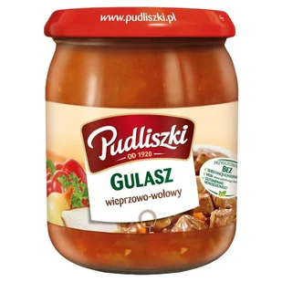 Pudliszki Gulasz wieprzowo - wołowy - Szybkie dania obiadowe - miniaturka - grafika 1