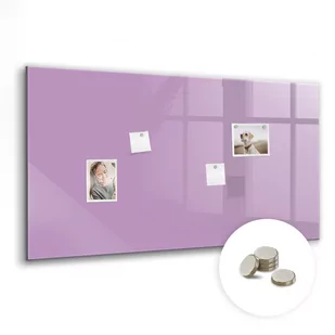 Bezramowa Tablica Magnetyczna ze Szkła - 120x60 cm, Kolor liliowy - Tablice i flipcharty - miniaturka - grafika 1