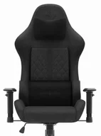 Fotele gamingowe - Fotel gamingowy Hell's Chair HC- 1006 Black Czarny Tkanina - miniaturka - grafika 1