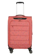 Walizki - Walizka średnia poszerzana Travelite Skaii - peach - miniaturka - grafika 1