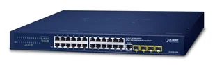 PLANET IPv4/IPv6, 24-Port Zarządzany L2/L4 Gigabit Ethernet - Switche - miniaturka - grafika 1