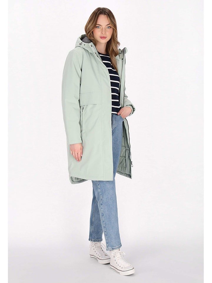 Schmuddelwedda Parka w kolorze miętowym