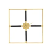 Zegary - Zegar ścienny 24C śr. 80 cm czarno-złoty - miniaturka - grafika 1