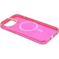 Etui i futerały do telefonów - Etui CELLULARLINE Gloss MagSafe do Apple iPhone 14 Różowy - miniaturka - grafika 1