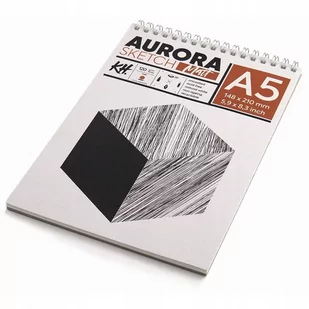 Blok do szkicu AURORA Sketch Matt 120g/m2 A5 na sp - Podobrazia, bloki, papiery - miniaturka - grafika 1