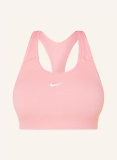 Biustonosze - Nike Biustonosz Sportowy Swoosh pink - grafika 1