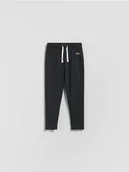 Spodenki dla niemowląt - Reserved - Prążkowane legginsy - ciemnoszary - miniaturka - grafika 1