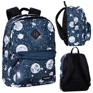 Plecaki szkolne i tornistry - Plecak szkolny młodzieżowy dla chłopca i dziewczynki ciemnoniebieski Coolpack Scout Moon F096716 kosmos dwukomorowy - miniaturka - grafika 1