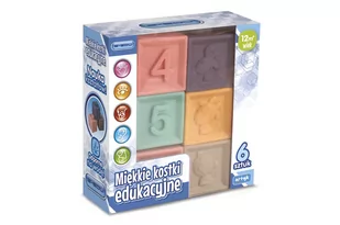 Miękkie kostki edukacyjne e-edu 28530 - Zabawki sensoryczne - miniaturka - grafika 1