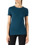Koszulki i topy damskie - Damska koszulka z krótkim rękawem Slim Fit Twilight Blue - miniaturka - grafika 1