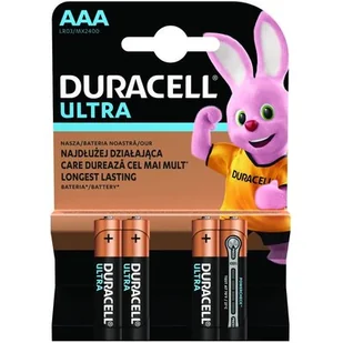 Duracell Bateria AAA LR3 Ultra 4 szt.) - Baterie i akcesoria - miniaturka - grafika 1