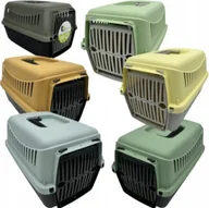 Transportery dla kotów - Wielokolorowy TRANSPORTER Dla Kota Kociąt Królika Mały Lekki Rozmiar XS - miniaturka - grafika 1