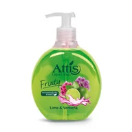 Mydła - Attis fruit mydło w płynie limonka i verbena 500ml - miniaturka - grafika 1