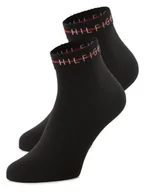 Skarpetki męskie - Tommy Hilfiger Skarpety pakowane po 2 szt. Mężczyźni Bawełna czarny jednolity, 39-42 - miniaturka - grafika 1