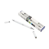 Długopisy - Wedo 2617000 rysik do tabletu 3 for All | rysik z końcówką dysku, długopisem i końcówką dotykową | wszechstronne zastosowanie | do precyzyjnej pracy na tablecie | niebieski wkład | biały - miniaturka - grafika 1