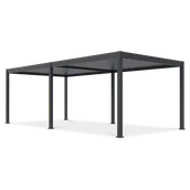 Kratki i pergole - Pergola z oświetleniem LED DELUXE Automatic 3,6x7,2 Anthracite - Gutroof - miniaturka - grafika 1