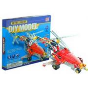 Zabawki konstrukcyjne - Lean Toys Lean Toys, zestaw konstrukcyjny Helikopter - miniaturka - grafika 1