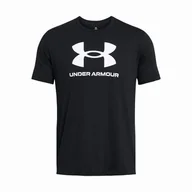 Koszulki sportowe męskie - Koszulka męska Under Armour Sportstyle Logo Update SS Rozmiar: L / Kolor: czarny/biały - miniaturka - grafika 1