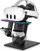 Akcesoria VR - Stojak ładujący RGB do Meta Quest 3S/3/2 - miniaturka - grafika 1