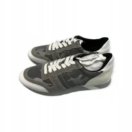 Półbuty męskie - Sneakresy męskie Steve Madden Bemuse White 45 - miniaturka - grafika 1