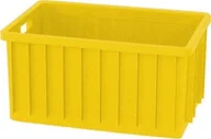 Pojemniki przemysłowe - Artech Pojemnik magazynowy, wym. 60 x 40 cm, kolor, atest na kontakt z żywnością żółty - miniaturka - grafika 1