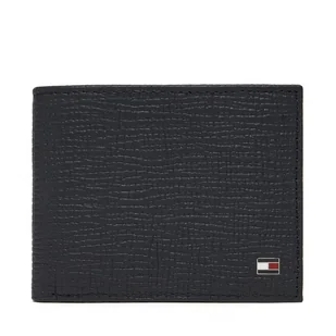 Duży Portfel Męski Tommy Hilfiger Th Flag Mini Cc Wallet AM0AM13708 Granatowy - Portfele - miniaturka - grafika 1