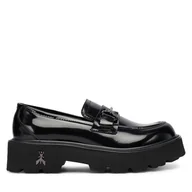 Półbuty damskie - Loafersy Patrizia Pepe PPJ962.01 Czarny - miniaturka - grafika 1