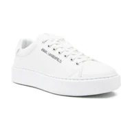Moda i Uroda OUTLET - Karl Lagerfeld Skórzane sneakersy MAXI KUP - miniaturka - grafika 1