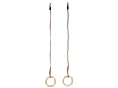 Wyposażenie pokoiku dziecięcego - Małpiszon MAŁPISZON Kółka gimnastyczne drewniane DSK-WO 91.03.10-21-1 - miniaturka - grafika 1