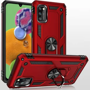 cofi1453® Silicone TPU Slim Case z 360-stopniową podstawką ochronną Kickstand Etui na telefon komórkowy Magnetyczny uchwyt samochodowy kompatybilny z iPhone Xs Red - Etui i futerały do telefonów - miniaturka - grafika 1