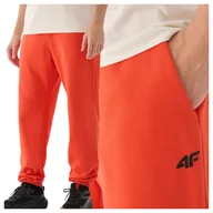 Spodnie męskie - Spodnie dresowe joggery męskie 4F 4FWMM00TTROM1140-62S Czerwony Roz. 2XL - miniaturka - grafika 1