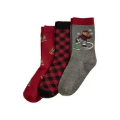 Skarpetki dla dzieci - Zestaw 3 par wysokich skarpet dziecięcych Polo Ralph Lauren 446P03265001 Kolorowy - miniaturka - grafika 1