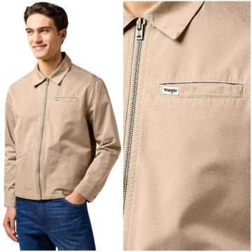 Wrangler Rodeo Utility Jacket Timberwolf beżowa kurtka bawełniana męska XL