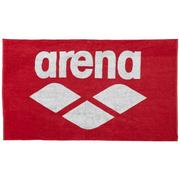 Ręczniki - Ręcznik Arena POOL SOFT TOWEL ONE SIZE RED-WHITE - miniaturka - grafika 1
