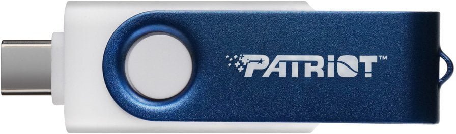 Pendrive Patriot Memory Xporter X550 pamięć USB 128 GB USB Type-A / USB Type-C 3.2 Gen 1 3.1 Gen 1 Niebieski, Biały PS128GX550AAD