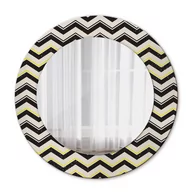 Lustra - Lustro do Makijażu Wiszące Zygzakowaty wzór 50cm - miniaturka - grafika 1